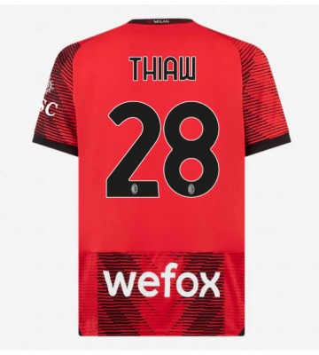 AC Milan Malick Thiaw #28 Hemmatröja 2023-24 Kortärmad